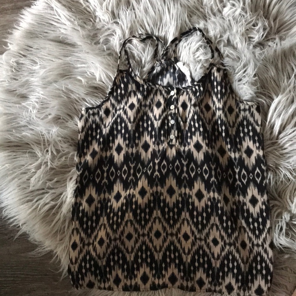 Aztec patterned top